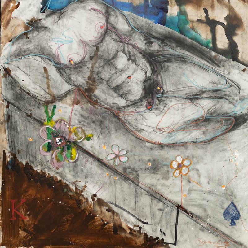 Bold Silence — painting by Kushal Bastakoti