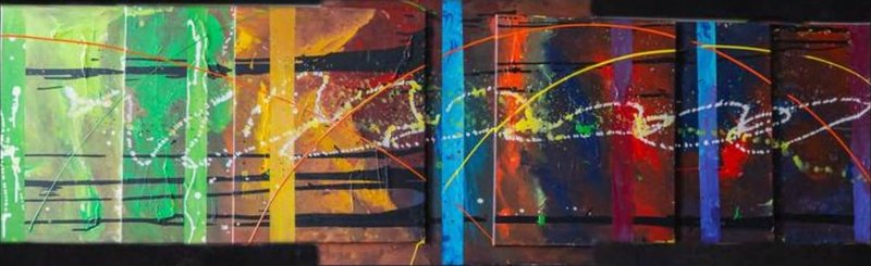 Freedom of Color 2 — painting by Kushal Bastakoti