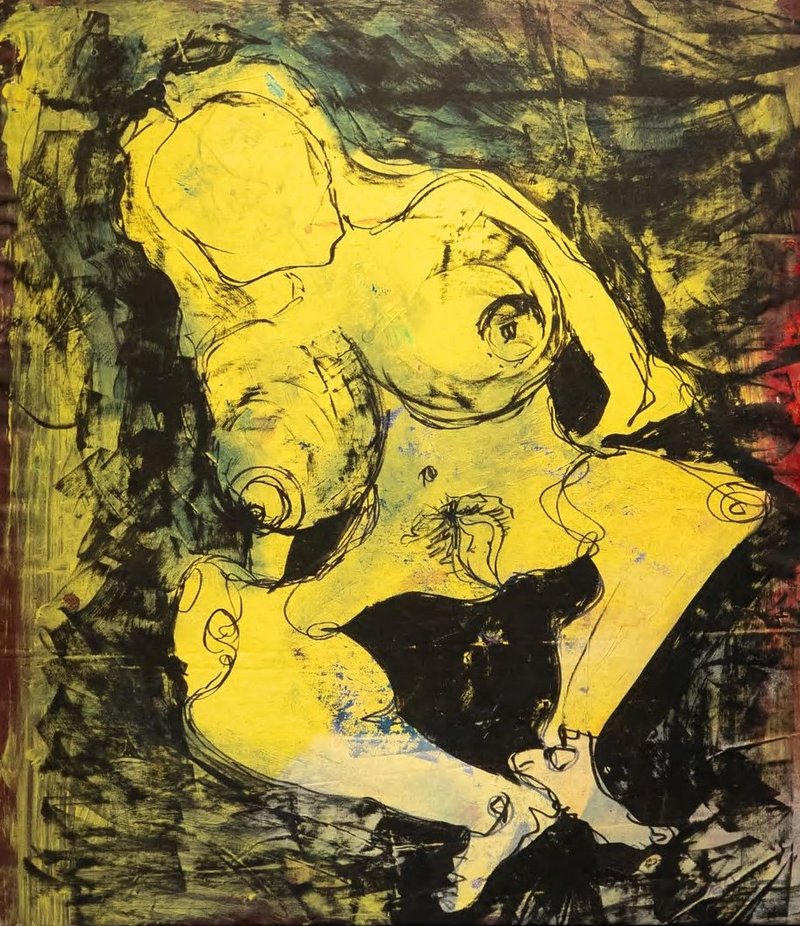 Yellow Whisper — painting by Kushal Bastakoti